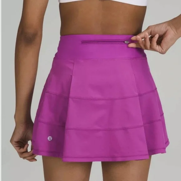 RARE 🔥 NWT Lululemon Pace Rivall Skirt Vivid Plum Sz.4Tall